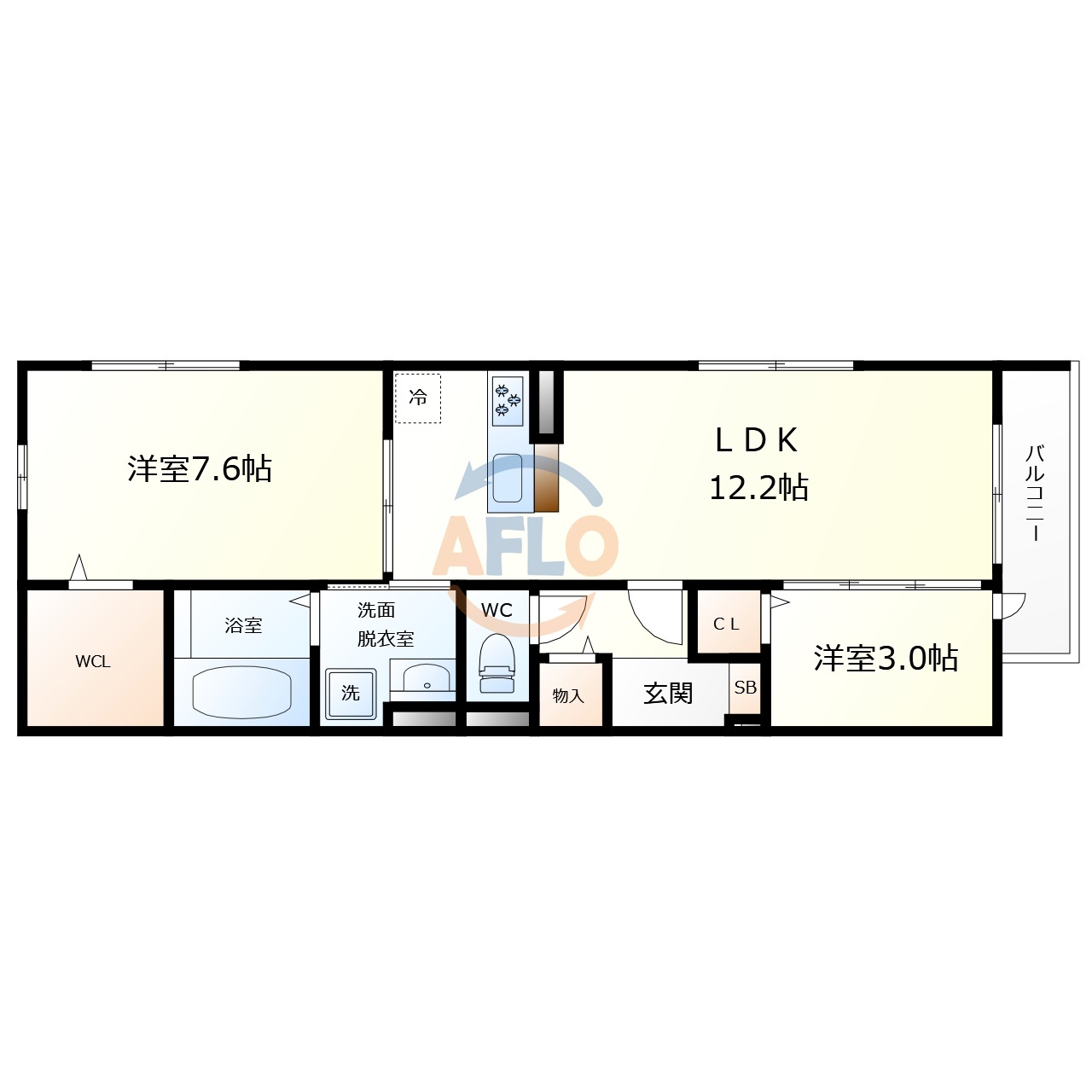 D-ROOM墨江　墨江小学校区の間取り|D-ROOM墨江（ディールーム墨江）　間取り