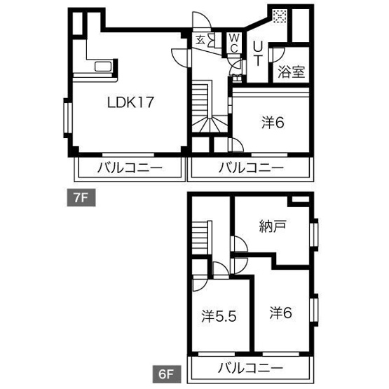 【間取り】 | 第二戸嶋屋ビル