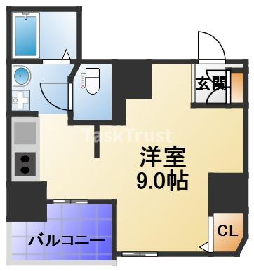 【間取り】 | グランパシフィック毛馬