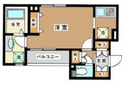 ラクムの間取り|間取りです。