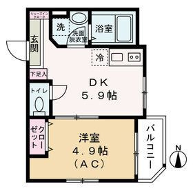 Yamaki Garden Courtの間取り