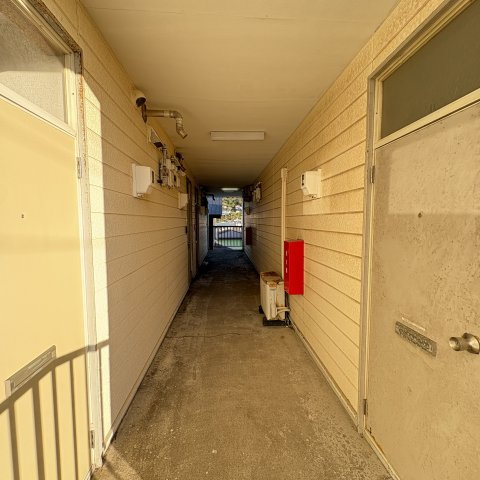 ゆたかハイツのエントランス