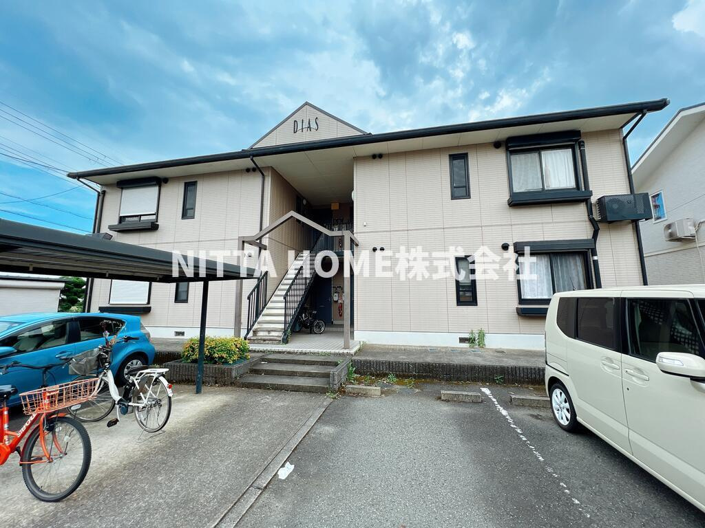 エストヴィルⅡの外観|駐車場＆光インターネット無料です◇福知山駅が徒歩で利用可能で便利な立地◎