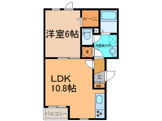 アベニール白樺の間取り