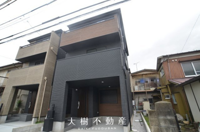 【外観】 | 座間市ひばりが丘2丁目　新築戸建て　全1棟【仲介手数料無料】 | 建物完成しました！！内見可能です♪