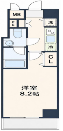 プレスタイル入谷の間取り