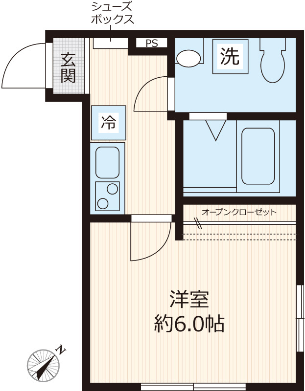 Ｅｒｆｏｌｇ新座 の間取り