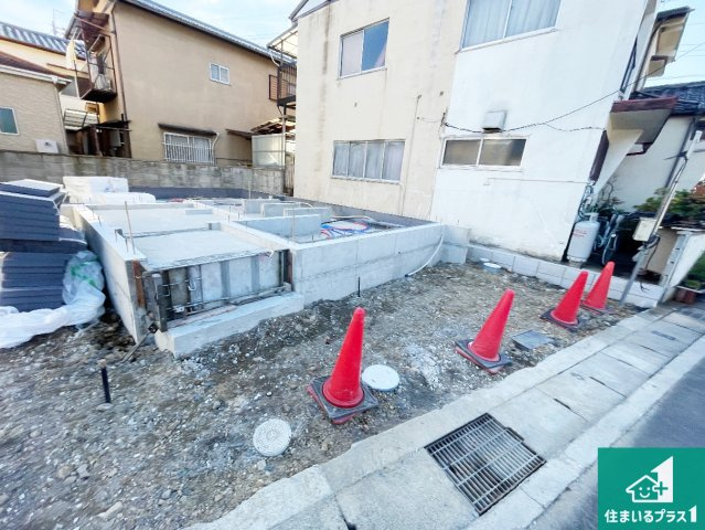 宇治市槇島町薗場　第1期　新築一戸建ての外観|周辺は落ち着いた街並みの住宅地！子育てがしやすい住環境です！まだ未完成ですが、現地でしかわからない事もございます。是非一度ご覧ください。
