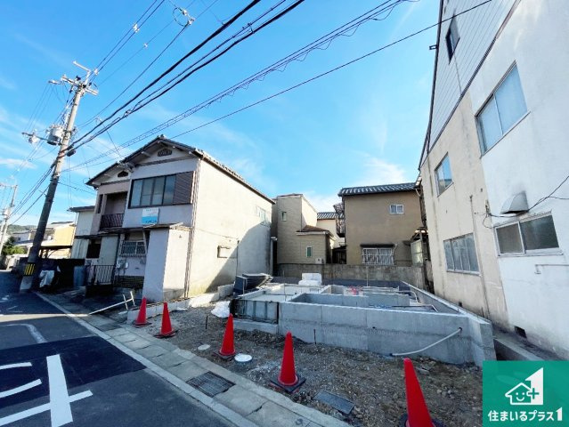 宇治市槇島町薗場　第1期　新築一戸建ての外観|現在建築中！落ち着いた街並みで新生活を始めることが出来そう！周辺の物件も併せてご紹介させて頂きます！