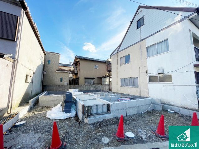 宇治市槇島町薗場　第1期　新築一戸建ての外観|現在建築中！落ち着いた街並みで新生活を始めることが出来そう！周辺の物件も併せてご紹介させて頂きます！