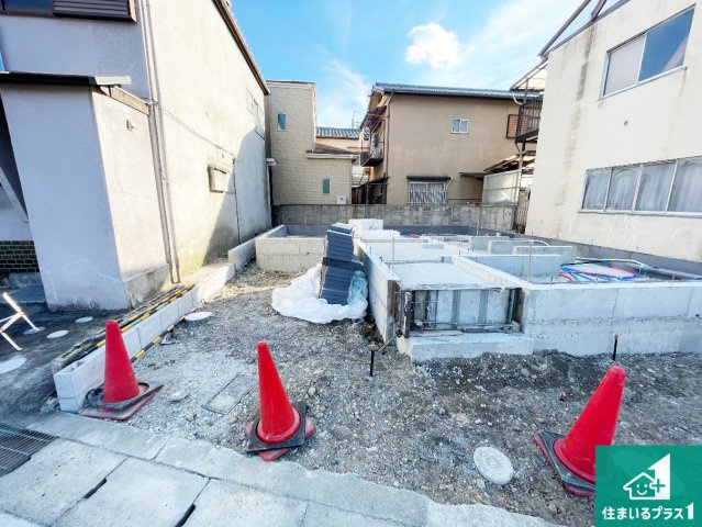 宇治市槇島町薗場　第1期　新築一戸建ての外観|現在の進捗状況です！順調に作業進行中、完成が待ち遠しいです！詳細の間取り等、お気軽にお問い合わせください！
