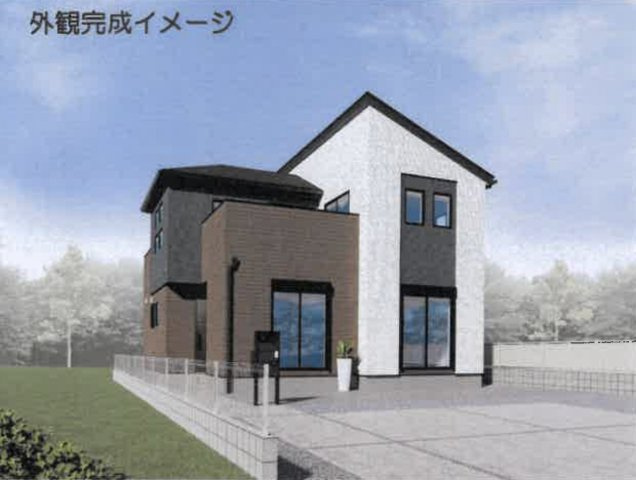 【外観パース】 | 加須市三俣１丁目　新築戸建　全8棟　5号棟 | 5号棟