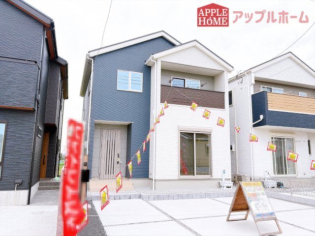 [新築住宅] 坂戸市片柳 3期 全3区画の外観|☆内覧可能☆アップルホームでは物件のメリットデメリットお客様の立場にたちお伝えさせていただきます！いつでもお気軽にお問合せOKです！TEL「0120-466263」