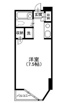 コーポアルプの間取り|間取りです。