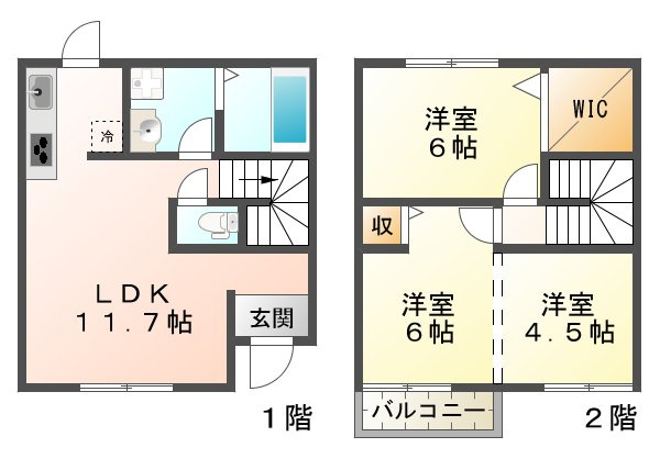 クレサンの間取り