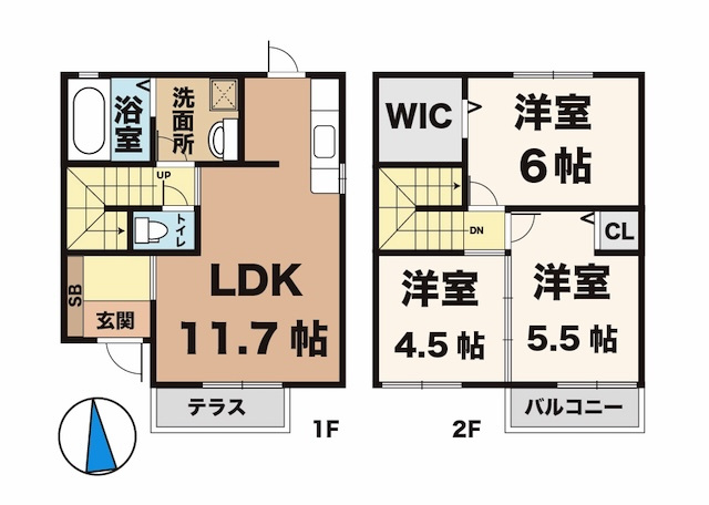クレサンの間取り
