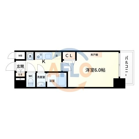 プレサンス大阪姫里ヴィオンの間取り|プレサンスOSAKA姫里ヴィオン　間取り