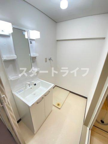 大阪市東淀川区東中島１丁目の賃貸マンションの洗面所|参考写真