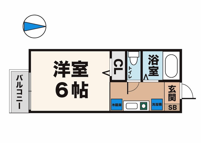 キャンパス本多聞の間取り