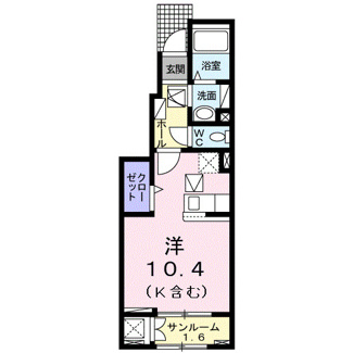 【間取り】 | ラーゴム　Ⅱ