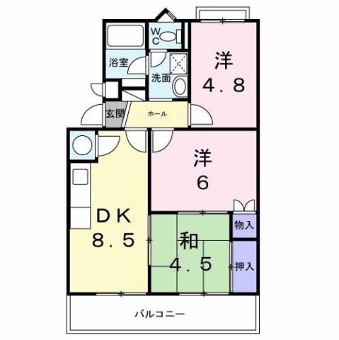 カサグランデ藤江の間取り