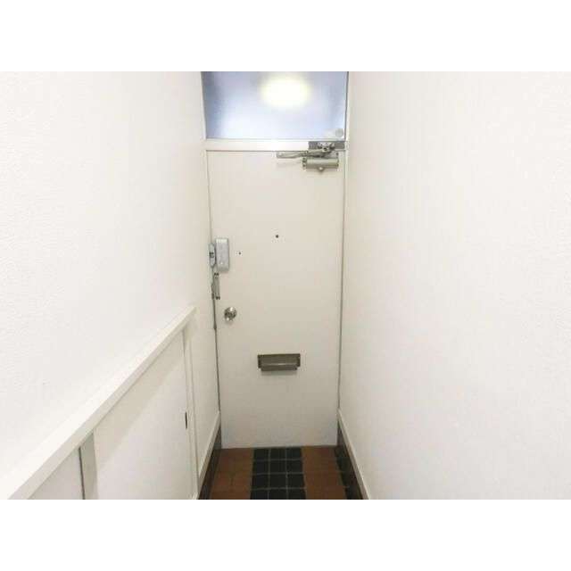 我孫子市台田３丁目のアパートの玄関