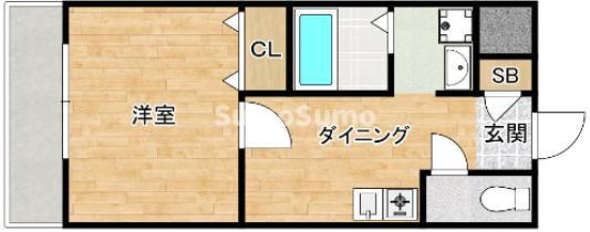 リビングエース平和の間取り