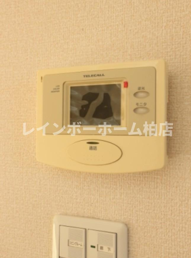 仲介手数料（賃料の1.10ヵ月）の50％OFF対象物件！のセキュリティ|モニタ付インターホンです
