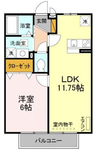 仲介手数料（賃料の1.10ヵ月）の50％OFF対象物件！の間取り