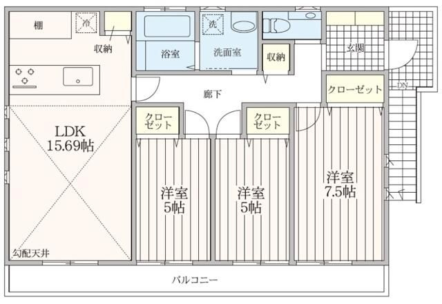 【間取り】 | Amoze横濱瀬谷(アモーゼヨコハマセヤ)