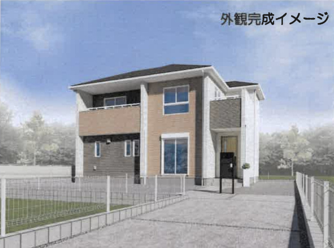 【外観パース】 | 加須市三俣１丁目　新築戸建　全8棟　7号棟 | 7号棟