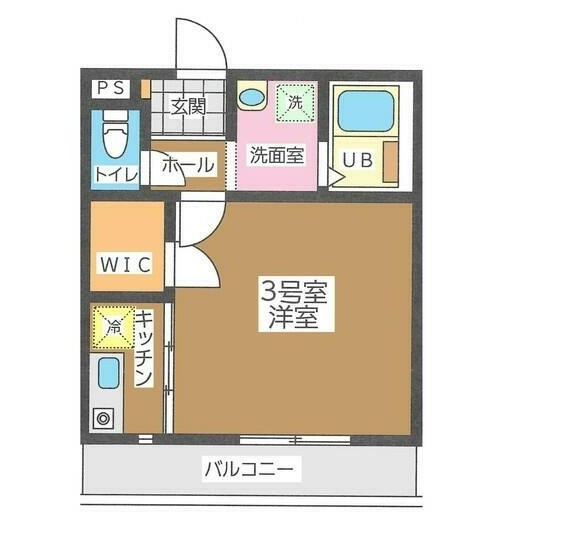 船橋市七林町のアパートの間取り