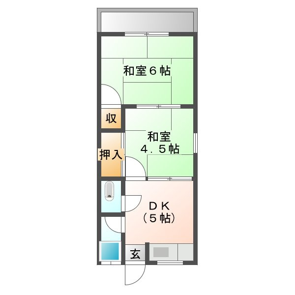 ハイム西舞子の間取り