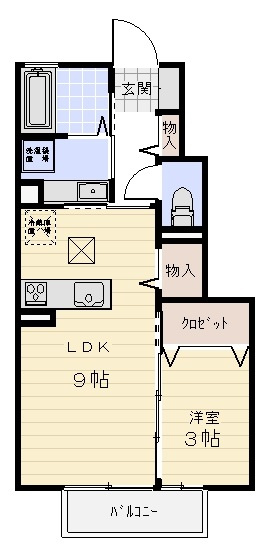 ジーウィズダム　Ａ棟の間取り