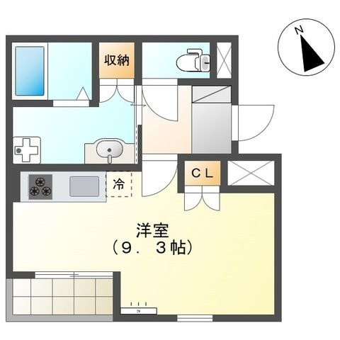 アンビシャス千葉城前の間取り
