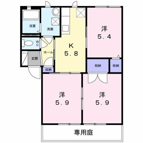 リンディー西神戸の間取り