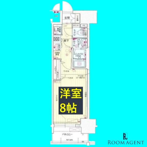 プレサンス新栄町ギャラントの間取り
