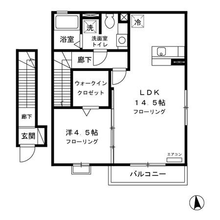 【間取り】 | ラフィーネ-新川5丁目-