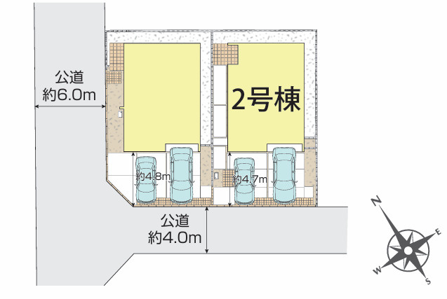 【区画図】 | 座間市立野台3丁目　新築戸建て　全2棟　【仲介手数料無料】 | 【仲介手数料無料でご紹介可能です】大樹不動産