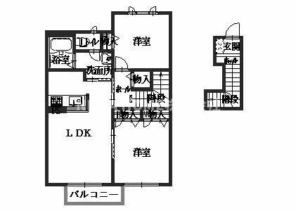 舞鶴市天台新町のアパート