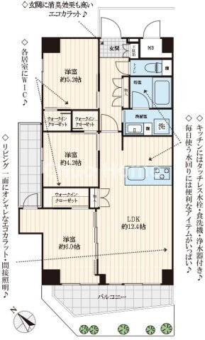 北千住スカイハイツの間取り|南西向き・角部屋住戸につきまして日当たり・通風良好。新規リノベーション施工が完了いたしましたのでいつでも内覧が可能です。安心のアフターサービス保証付きですのでご購入後も安心して暮らせます。