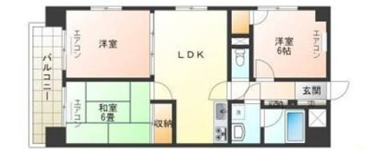 フロイデ目白の間取り