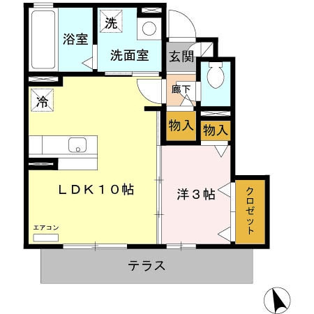 【間取り】 | アバンティ　Ⅰ