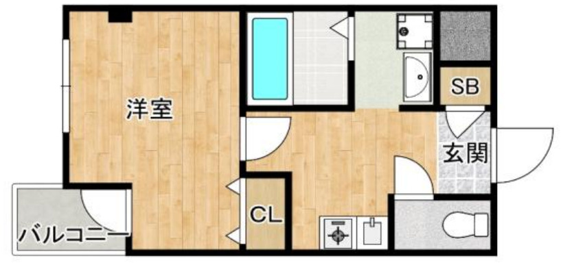 リビングエース平和の間取り