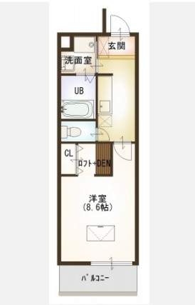 ルネス　クレールの間取り
