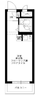 日興パレス新宿PARTⅢの間取り|間取りです。