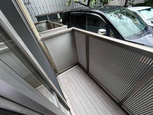 ソレイユ東山のバルコニー