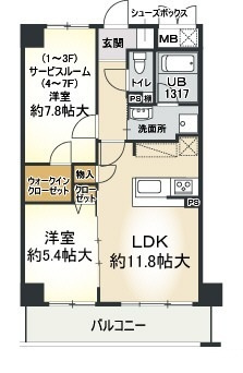 LAVIS(ラヴィ)の間取り
