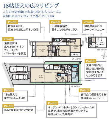 【間取り】 | 陽の光をたっぷりと浴びながら気持ち良く生活が出来ます。夢のマイホーム、夢ではなく実現出来ます！見学・ご相談等、お気軽にご連絡下さい。