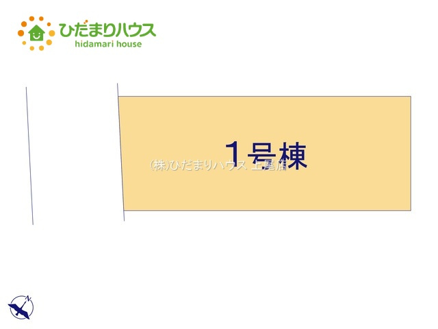上尾市泉台2丁目　新築戸建　リーブル01の区画図